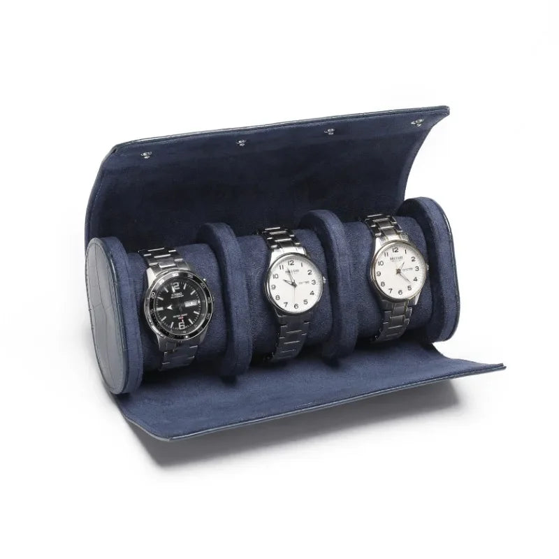 Leather Watch Display Case - Travel Storage Box